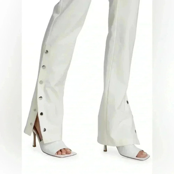 DEREK LAM 10 CROSBY Tesse Snap-Leg Flared Pants Size 2 - Picture 2 of 9